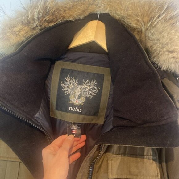 Nobis Cindy women’s parka army green size small - Picture 14 of 16
